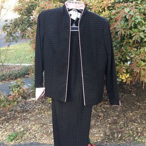 Jessica Howard Dots Jacket-Vest-Pant 3 PC Set